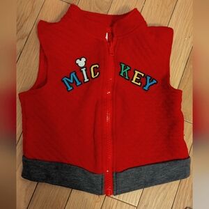 Mickey Mouse zip up vest